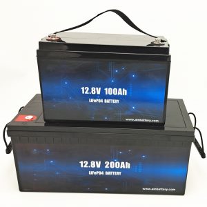 دورة عميقة بطارية LiFePO4 الشمسية 12V 100Ah / 200Ah عربة الجولف بطارية ليثيوم أيون