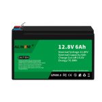 12.8 فولت 6 أمبير بطارية قابلة للشحن LiFePO4 حمض الرصاص استبدال بطارية ليثيوم أيون 12V 6Ah