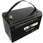 استبدال حمض الرصاص بطارية تخزين الطاقة الشمسية 12V 110Ah بطارية ليثيوم lifepo4