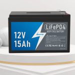 مجموعة بطاريات ليثيوم أيون 12 فولت 15 أمبير/ساعة بطارية Lifepo4 ذات الدورة العميقة