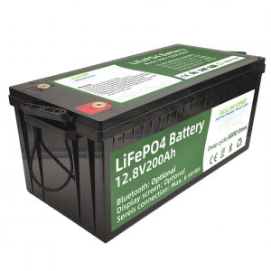 حار بيع 2.56KWh lifepo4 batteri 12v 200Ah 6000 دورات rv بطارية