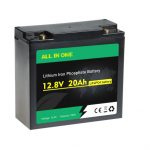 قابلة لإعادة الشحن دورة عميقة Lifepo4 12V 20AH بطارية ليثيوم أيون حزمة OEM