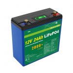 دورة الطاقة الشمسية العميقة 24v 48v 24ah Lifepo4 Battery Pack UPS 12v 24ah Battery