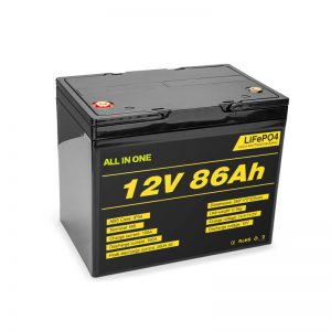 Lifepo4 12v 85ah حزمة بطارية ليثيوم أيون الشمسية القابلة لإعادة الشحن دورة عميقة