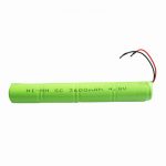 بطارية NiMH القابلة لإعادة الشحن SC 3600mAH 4.8V